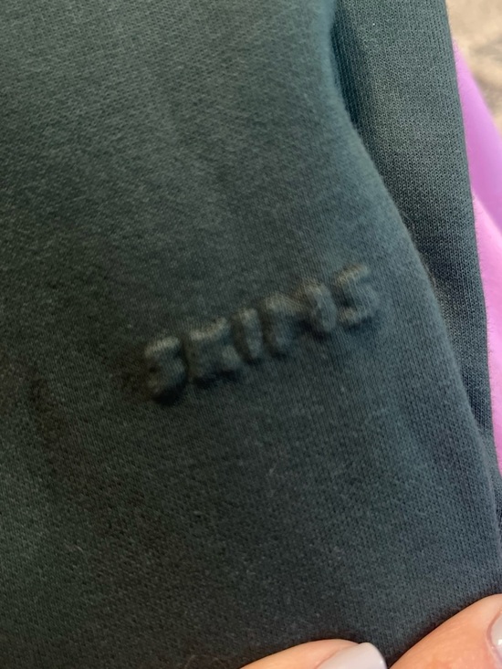 SKIMS Pants - Skims Embroidered Logo Sweatshirt in Dark Green